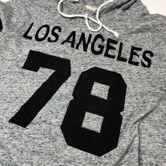 G:21 Men's Varsity Heathered Grey Los Angeles 78 Sport Double Layered Hoodie Top - Picture 5 of 10